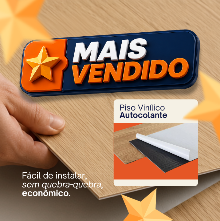 Piso vinílico autocolante