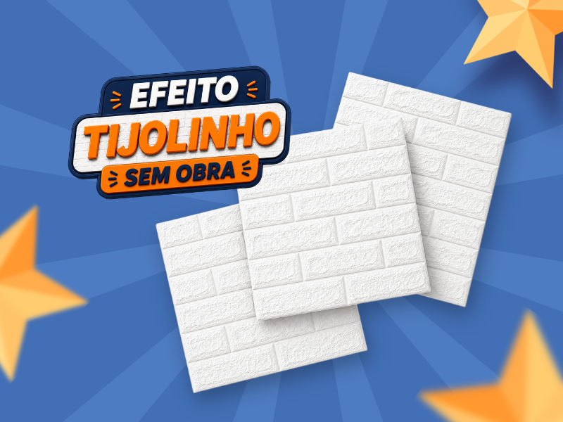 Painel Autoadesivo Tijolinho | Kit 10 - imagem 4