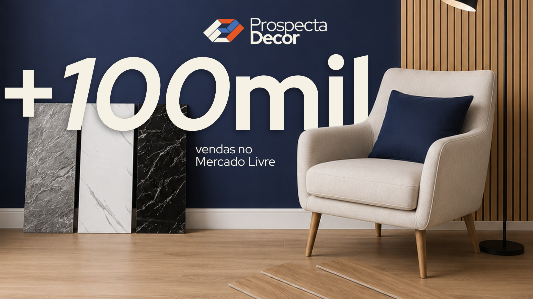 Ambiente renovado com produtos Prospecta Decor